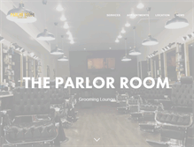 Tablet Screenshot of parlorroomgrooming.com